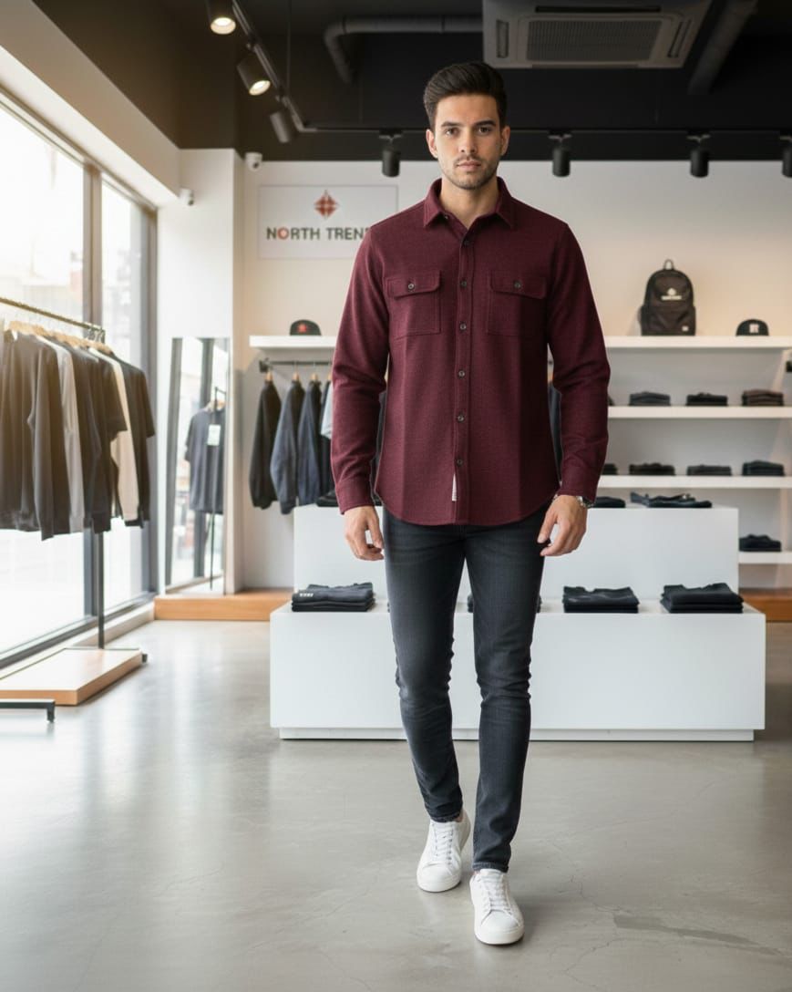 CARGO POCKET SHIRT NORTH TRENDZ ®️