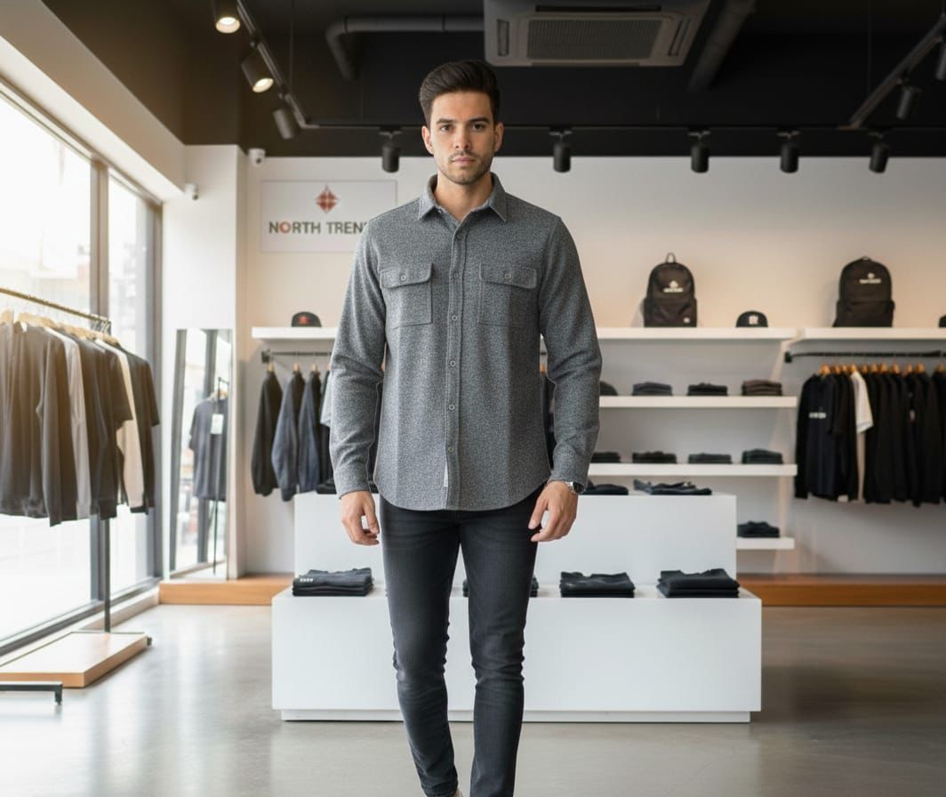 CARGO POCKET SHIRT NORTH TRENDZ ®️