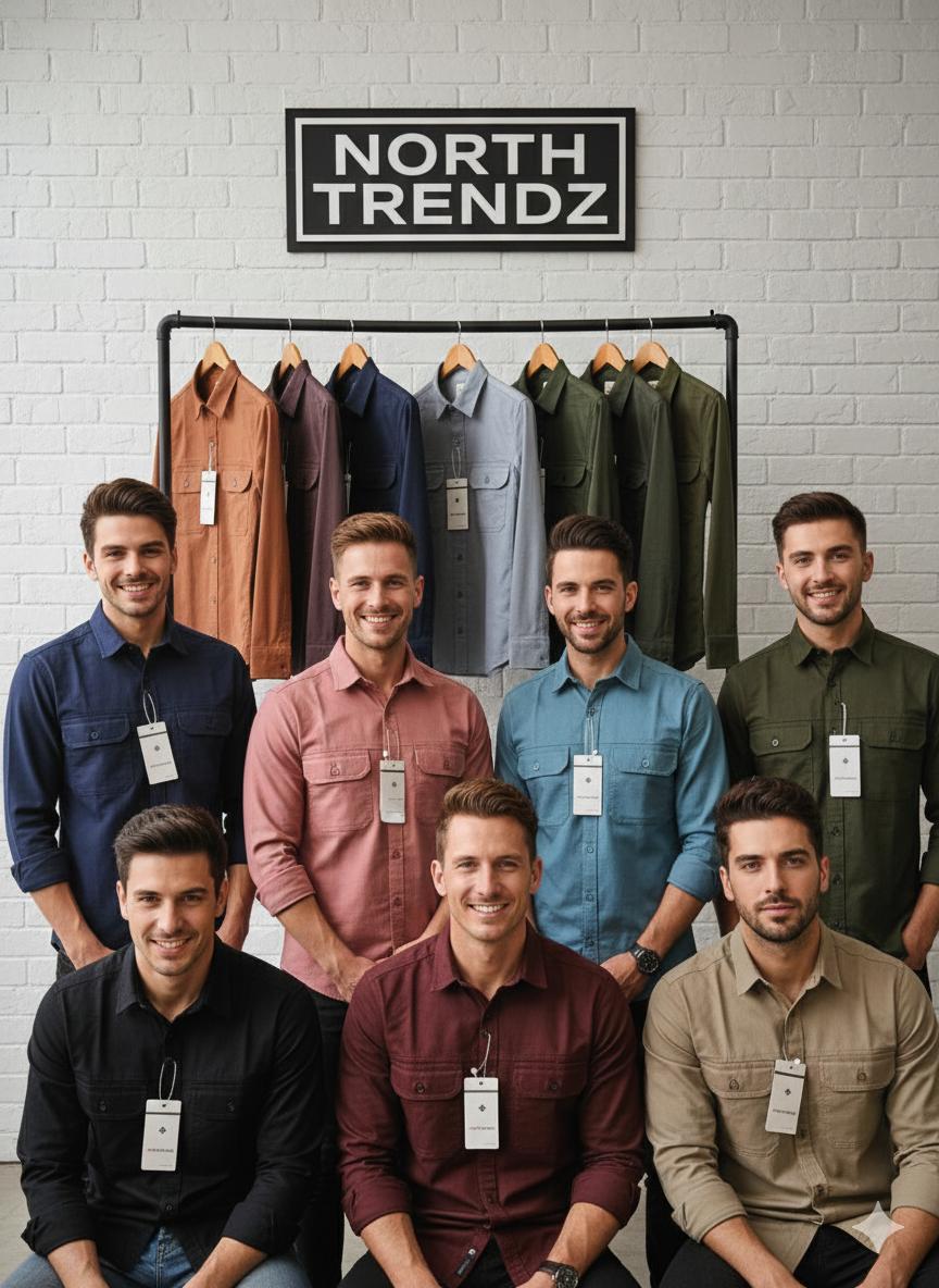 LYCRA. CASUAL SHIRT NORTH TRENDZ ®️