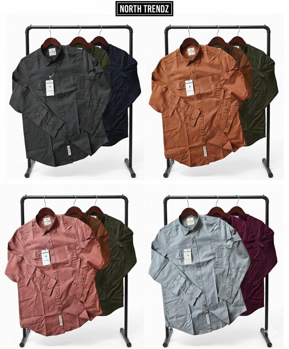LYCRA. CASUAL SHIRT NORTH TRENDZ ®️