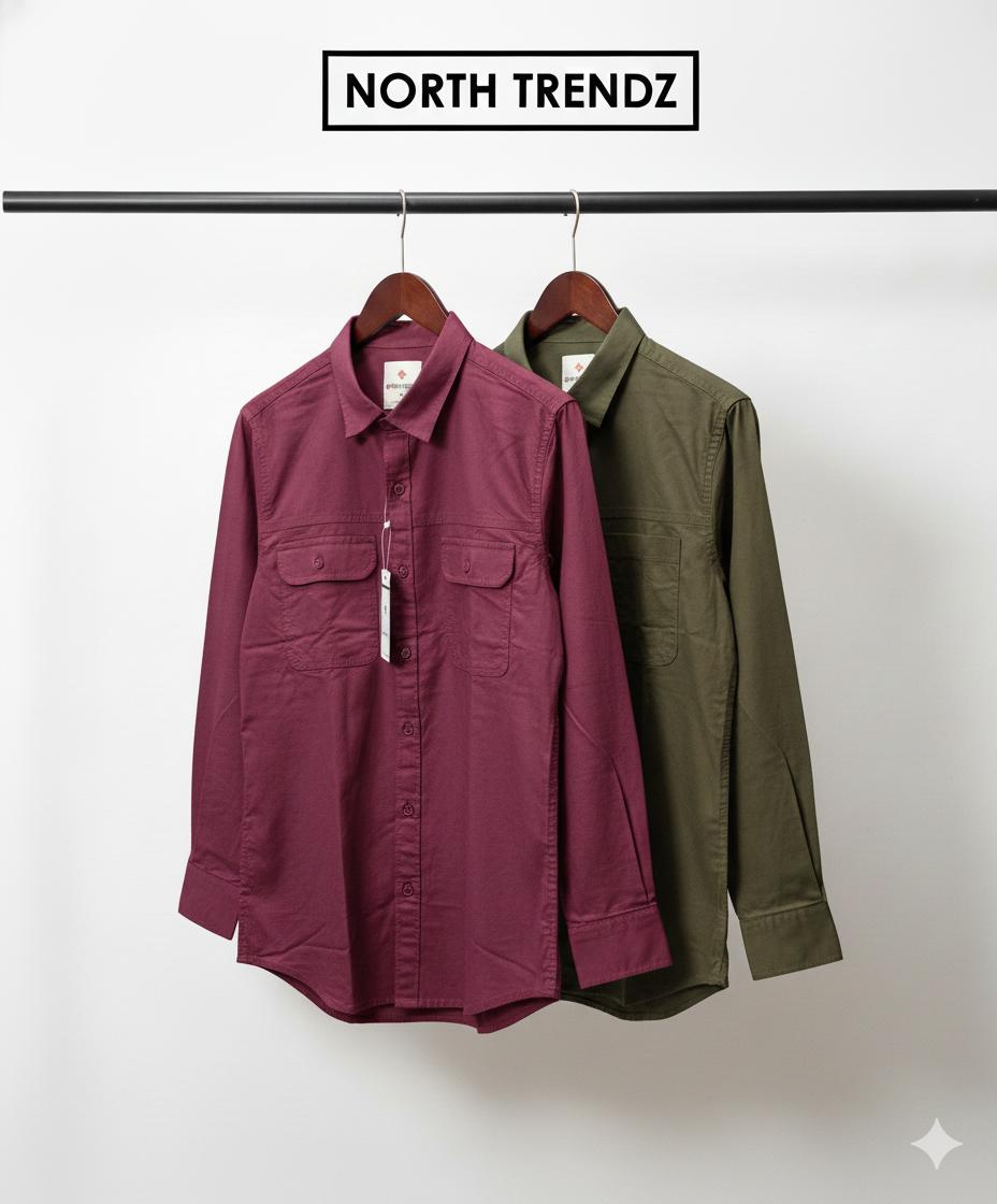 LYCRA. CASUAL SHIRT NORTH TRENDZ ®️