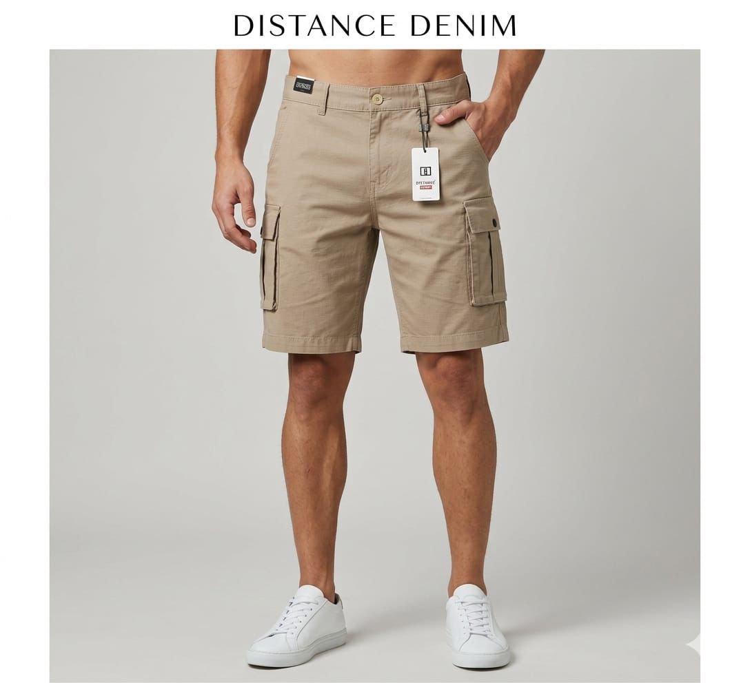 CARGO SHORTS DISTANCE DENIM ®️