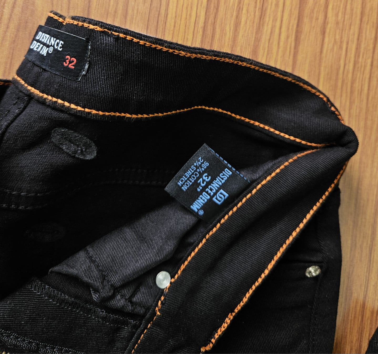 RAYMOND'S REACTIVE Z BLACK LYCRA PREMIUM QUALITY FABRIC DISTANCE DENIM ®️