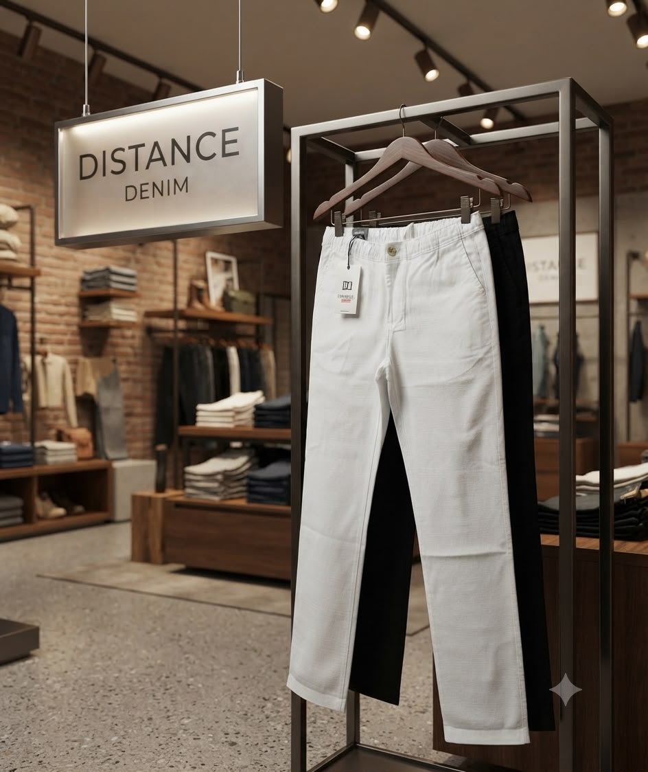 100% COTTON LINEN  NAHAR MILL PREMIUM QUALITY FABRIC  MECHANICAL LYCRA DISTANCE DENIM ®️